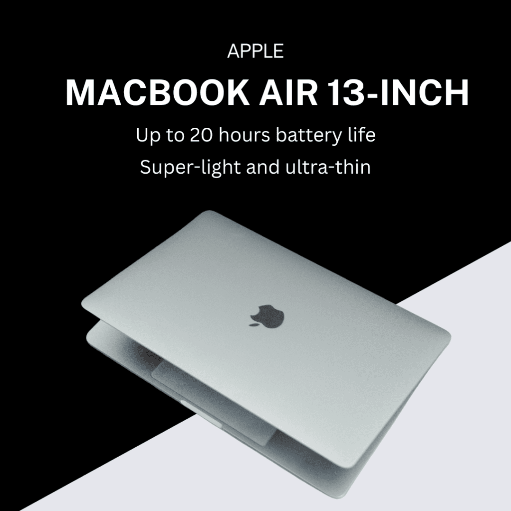 Apple MacBook Air 13-inch Lightweight Laptops