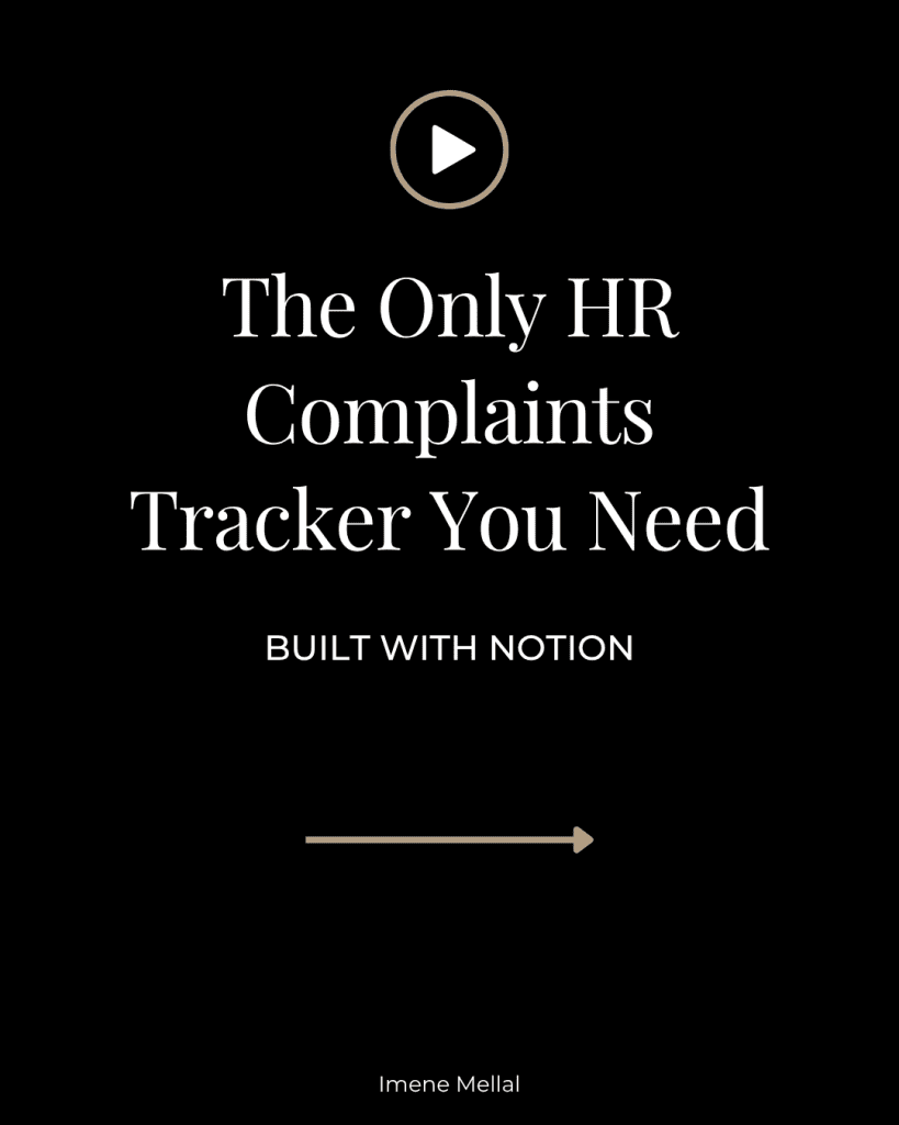 HR Complaints Tracker