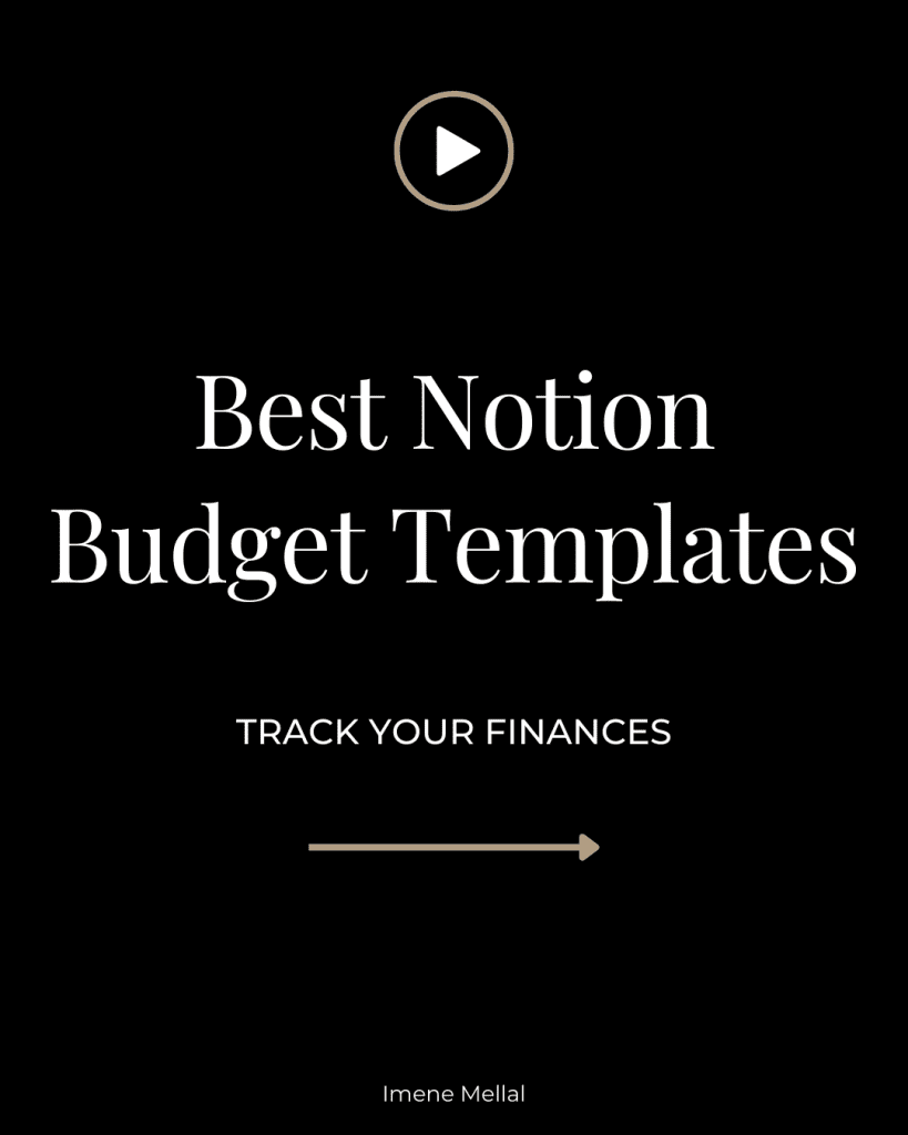 The Best Notion Budget Template for 2026